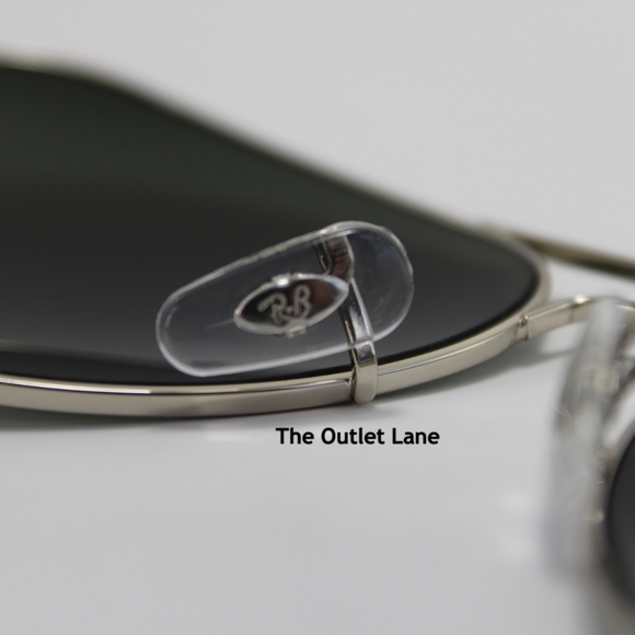 Model Display RayBan Aviator Silver Mirror RB3025 Reflective - Picture 9 of 16